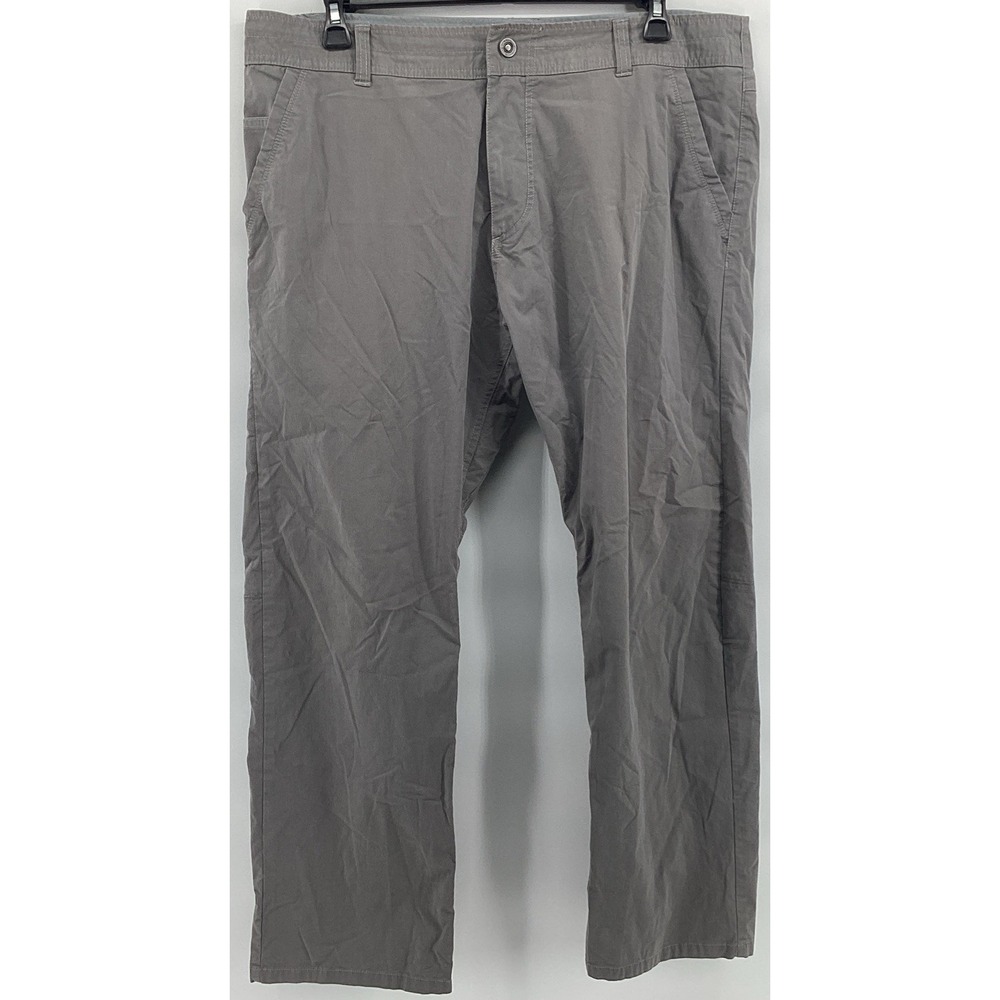 Kuhl Slax Pants Men 40X30 Gray Chino Enduro Fabric Lightweight Outdoor Hiking